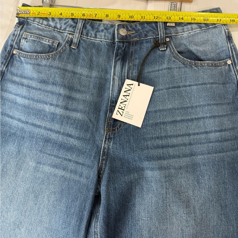 Zenana Blue Flare Jeans - Picture 5 of 11